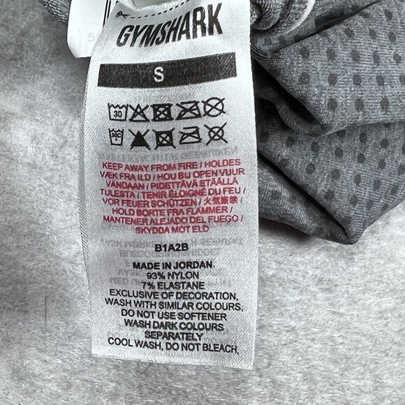 Gymshark Leggings Womens Size Small Gray Athleisure Workout Running Legging - Picture 11 of 12